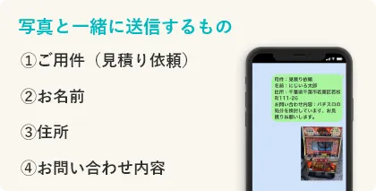 LINEで送る項目